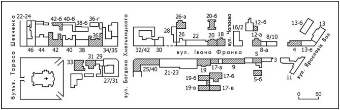 План Забудови вул. І.Франка